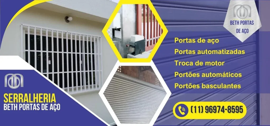 Beth Portas de Aço em Cotia