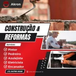 Akron Pedreiro e PIntor em Cotia