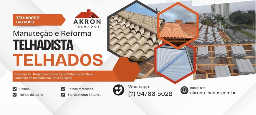 Akron Telhados Telhadista Em Cotia e Região