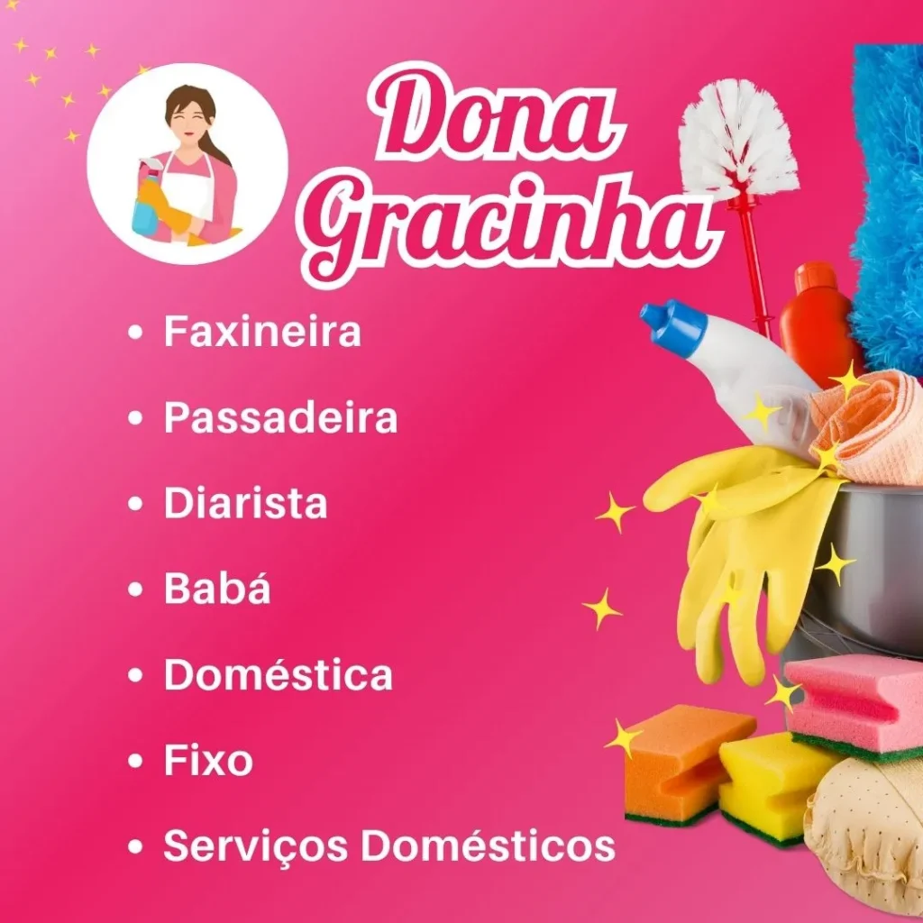 Agência Dona Gracinha serviços domesticos