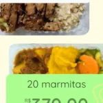 marmitas congeladas semanal em cotia