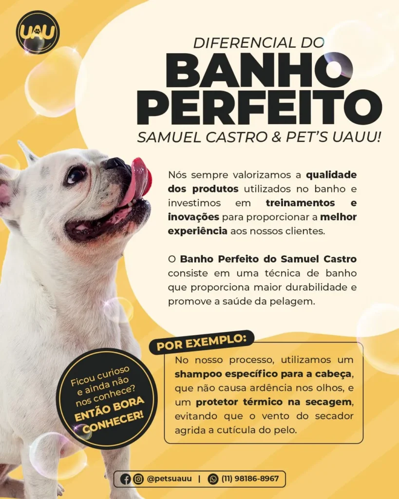 Pets Uauu! Banho e Tosa em VGPTA
