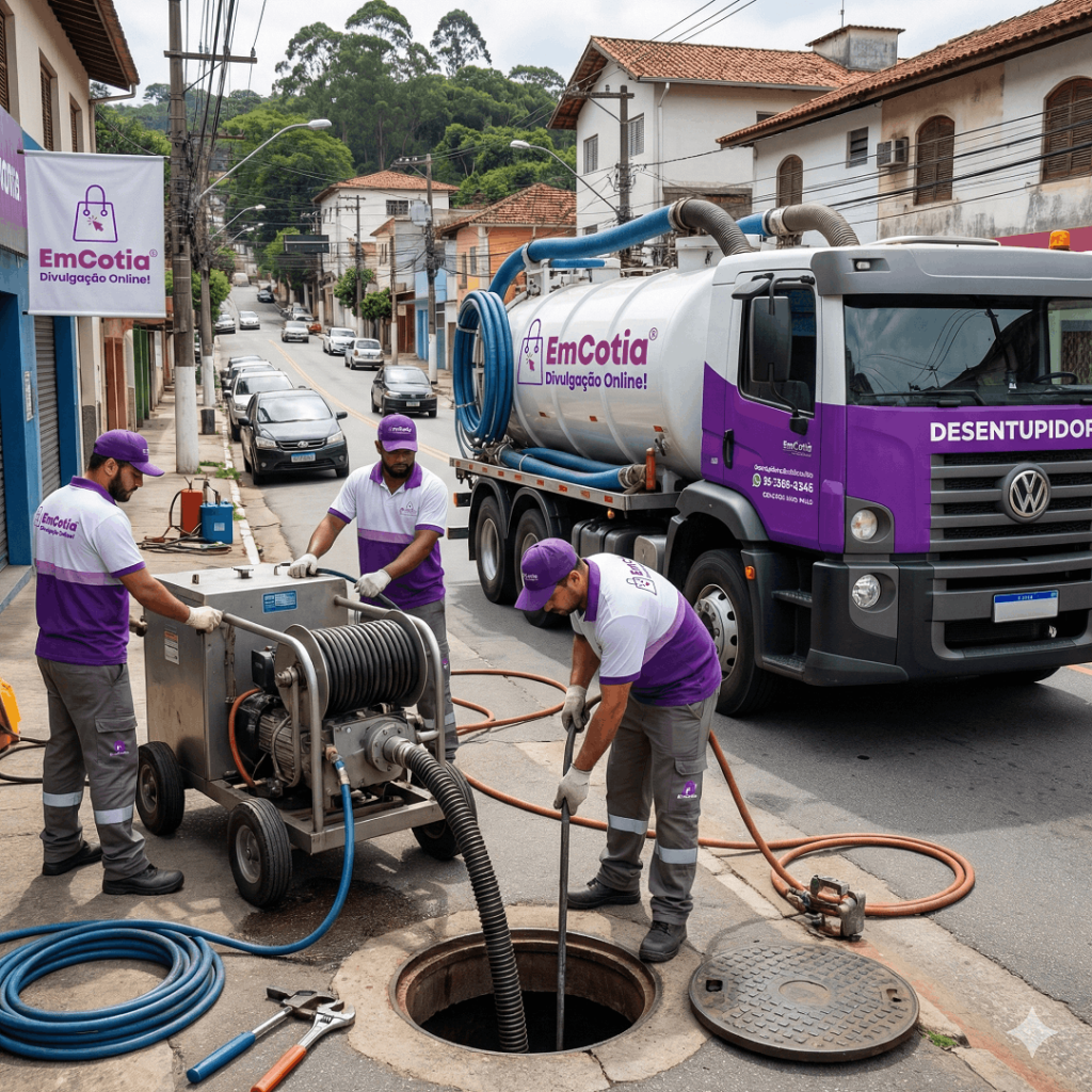 Desentupidora em Cotia