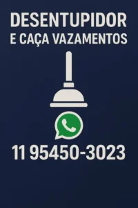 DG desentupidora e caça vazamentos em Cotia