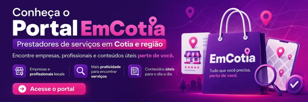 Portal de Prestadores de serviços em Cotia e Região