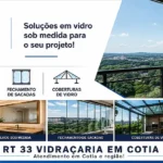 Vidracaria em Cotia vidros, fechamentos e corrimao