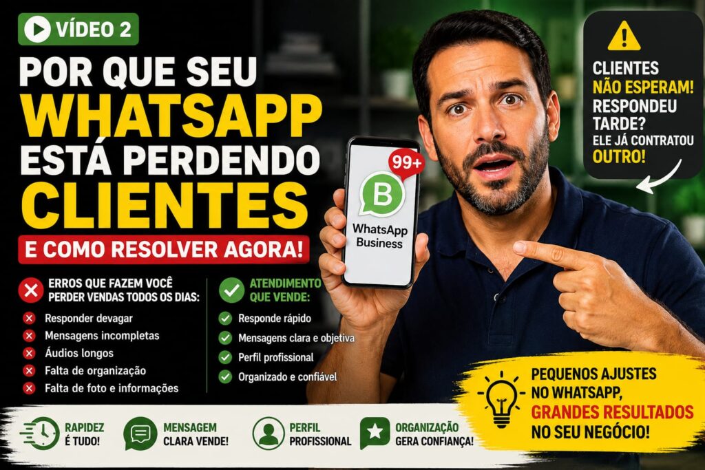 Porque está perdendo vendas no whatsapp