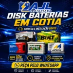 Ajl Baterias em Cotia Disk Baterias