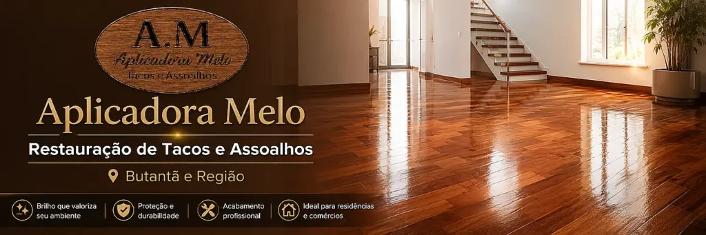 Aplicadora melo restauradora de tacos e assoalhos