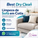 Limpeza de sofá em Cotia