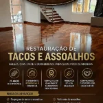 Aplicadora melo restauradora de tacos e assoalhos