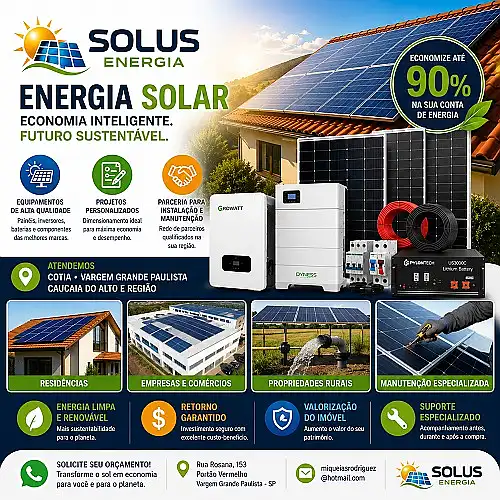 Energia Solar Vargem Grande Paulista