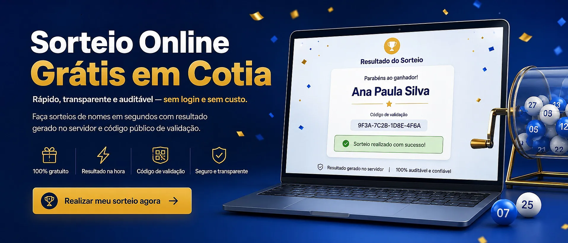 sorteio online em cotia nomes e amigo secreto