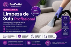 Limpeza de sofá em cotia
