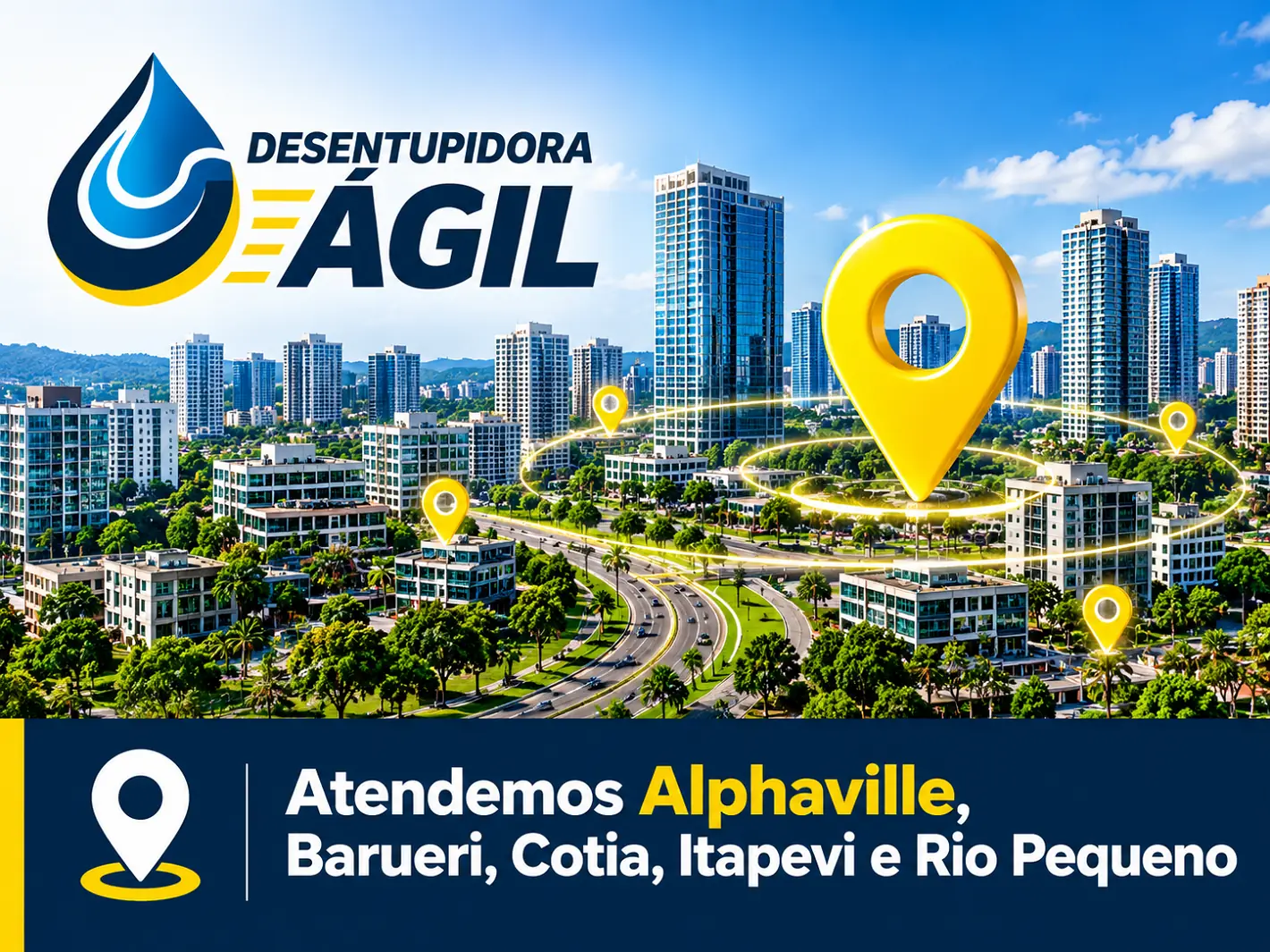 Desentupidora Ágil em Alphaville e Barueri - Serviços de desentupimento